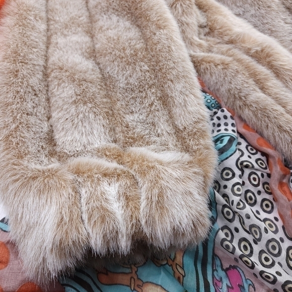 New Roaman's Soft Faux Fur Coat Sz M - Picture 7 of 14